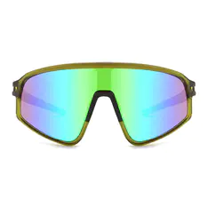 Geometric Transparent Green Sunglasses