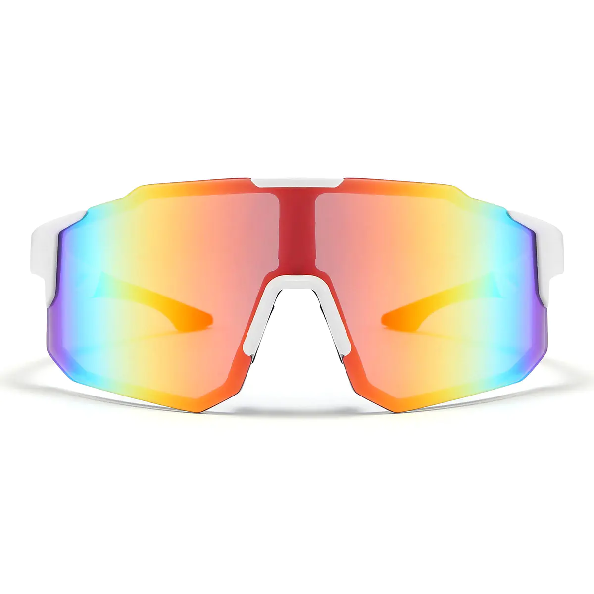 Geometric White Sunglasses