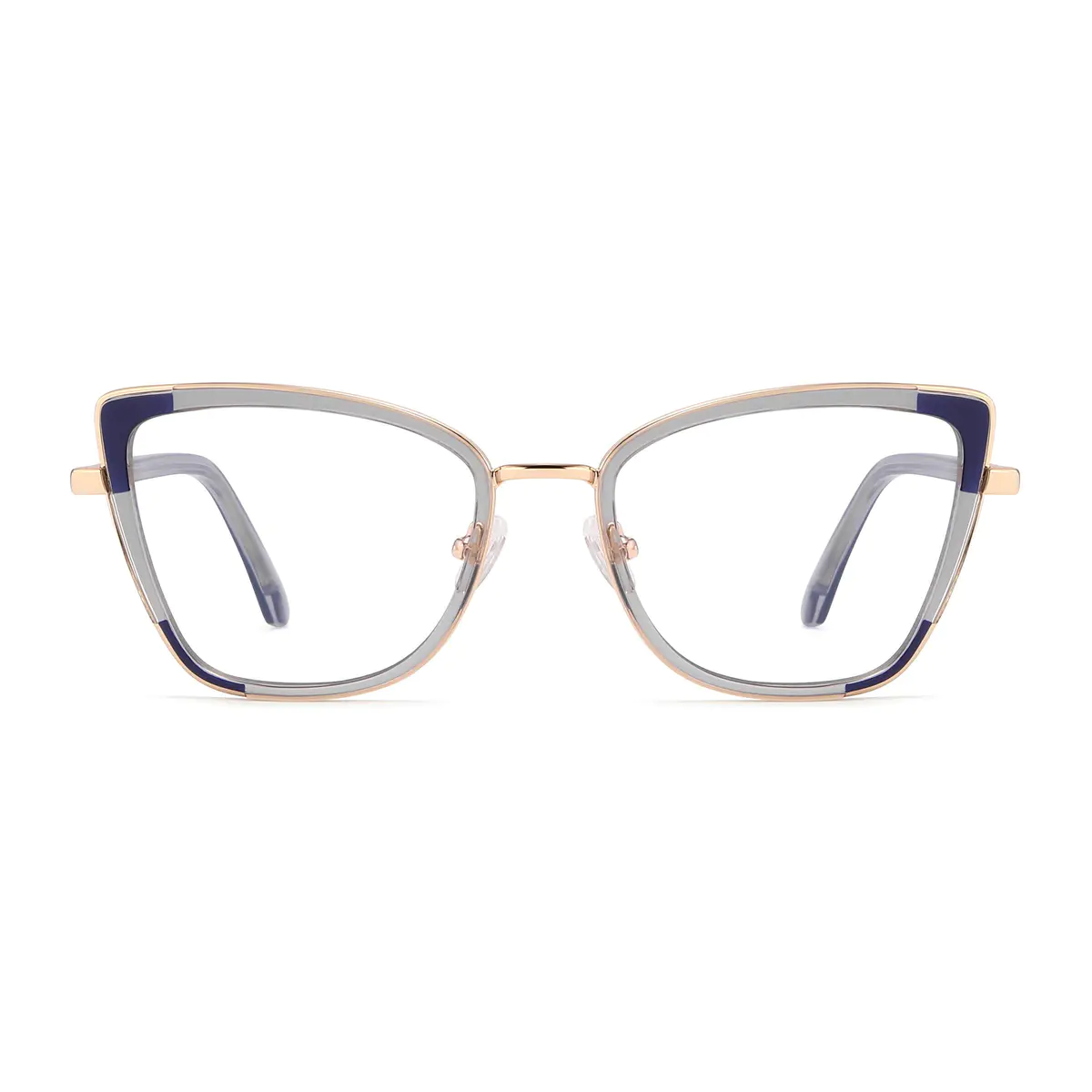 Cat-eye Gray Eyeglasses