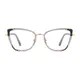 Cat-eye Gray Eyeglasses