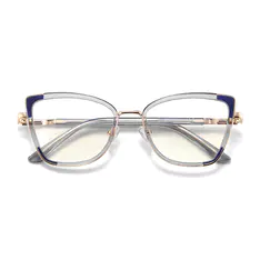 Cat-eye Gray Eyeglasses