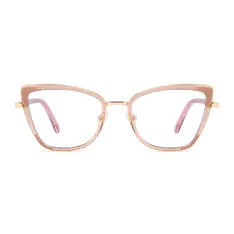 Cat-eye Rose Gold Eyeglasses