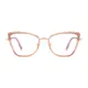 Cat-eye Rose Gold Eyeglasses