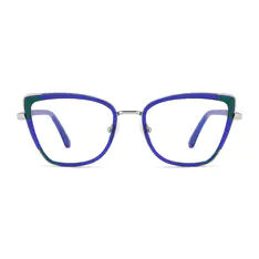 Cat-eye Blue Eyeglasses