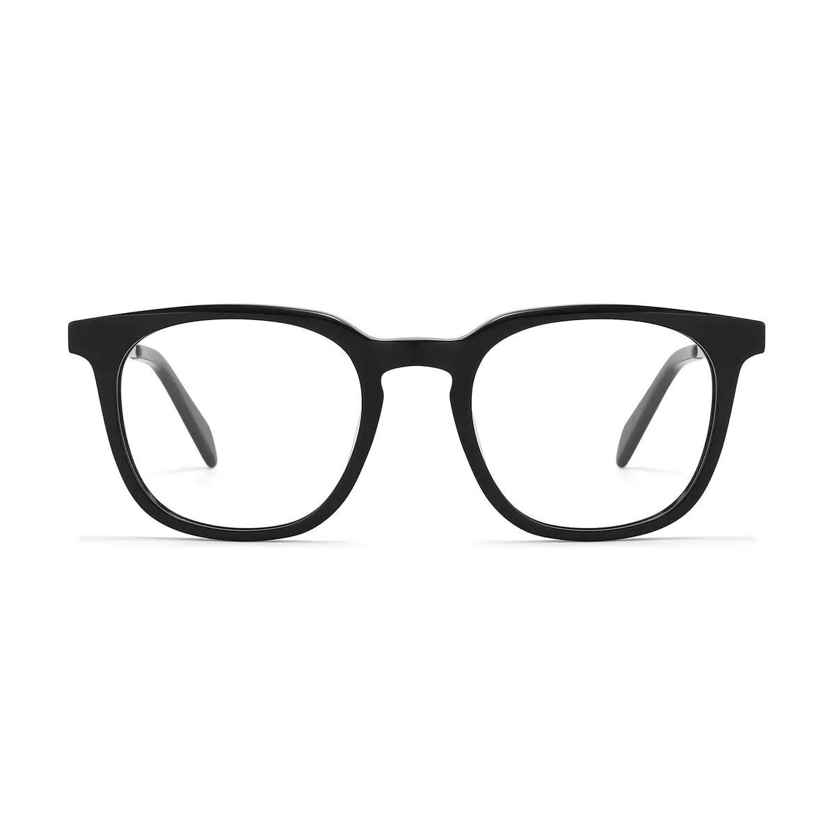 Round Black Eyeglasses