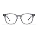 Round Transparent Gray Eyeglasses