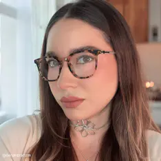 Round Lemon Tortoiseshell Eyeglasses