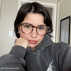 Round Lemon Tortoiseshell Eyeglasses