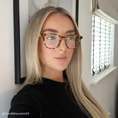 Round Lemon Tortoiseshell Eyeglasses