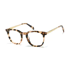 Round Lemon Tortoiseshell Eyeglasses