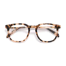 Round Lemon Tortoiseshell Eyeglasses