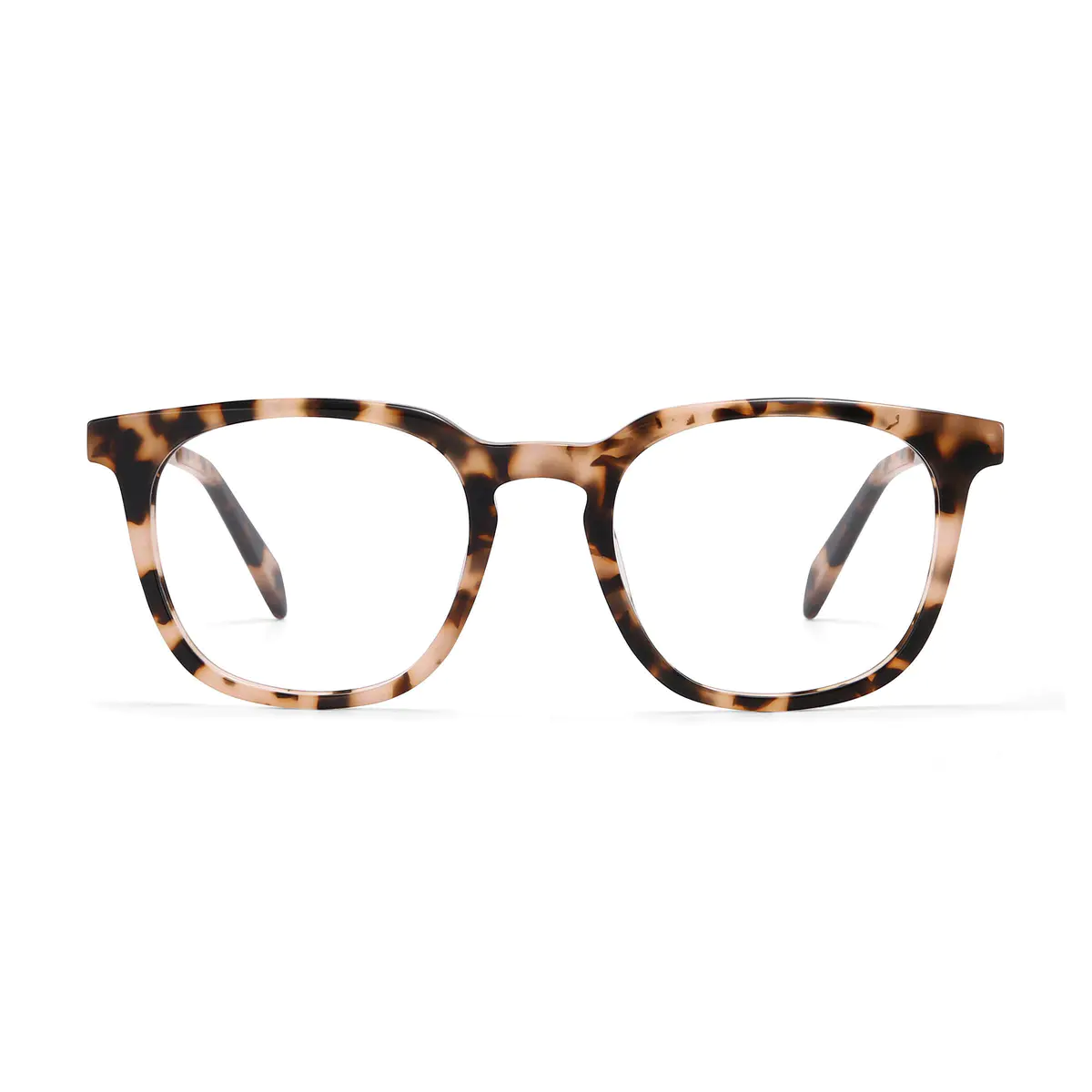 Round Lemon Tortoiseshell Eyeglasses