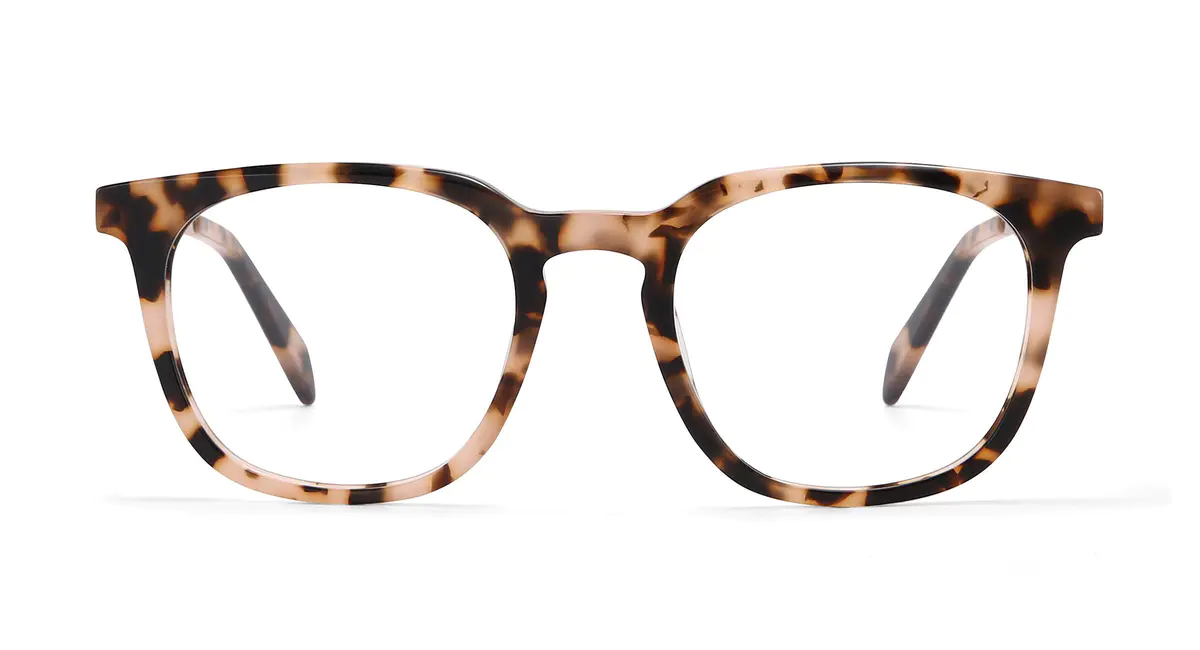 Round Lemon Tortoiseshell Eyeglasses