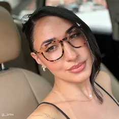 Round Lemon Tortoiseshell Eyeglasses