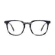 Round Black/Gray Eyeglasses
