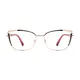 Cat-eye Brown/Gold Eyeglasses