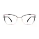 Cat-eye Black/Gold Eyeglasses