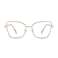 Cat-eye Pink/Gold Eyeglasses