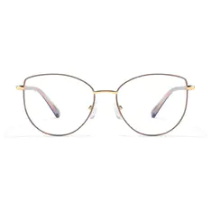 Cat-eye Gray Eyeglasses