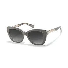 Cat-eye Gray Clip-On Sunglasses