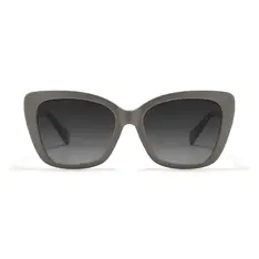 Cat-eye Gray Clip-On Sunglasses