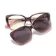 Cat-eye Pale Pink Clip-On Sunglasses