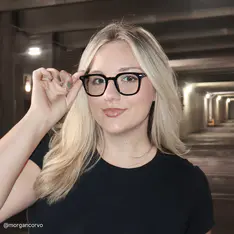 Square Black Eyeglasses