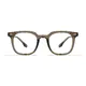 Square Light Brown Eyeglasses