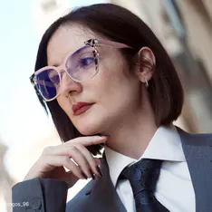 Cat-eye Tortoiseshell/Pink Eyeglasses