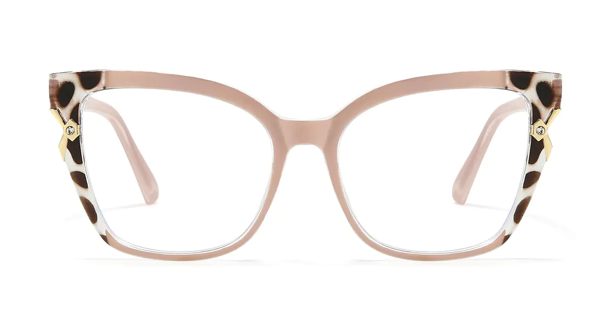 Cat-eye Tortoiseshell/Pink Eyeglasses