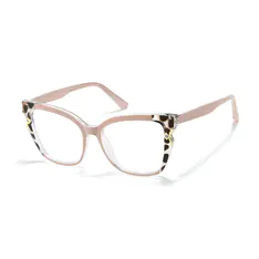 Cat-eye Tortoiseshell/Pink Eyeglasses