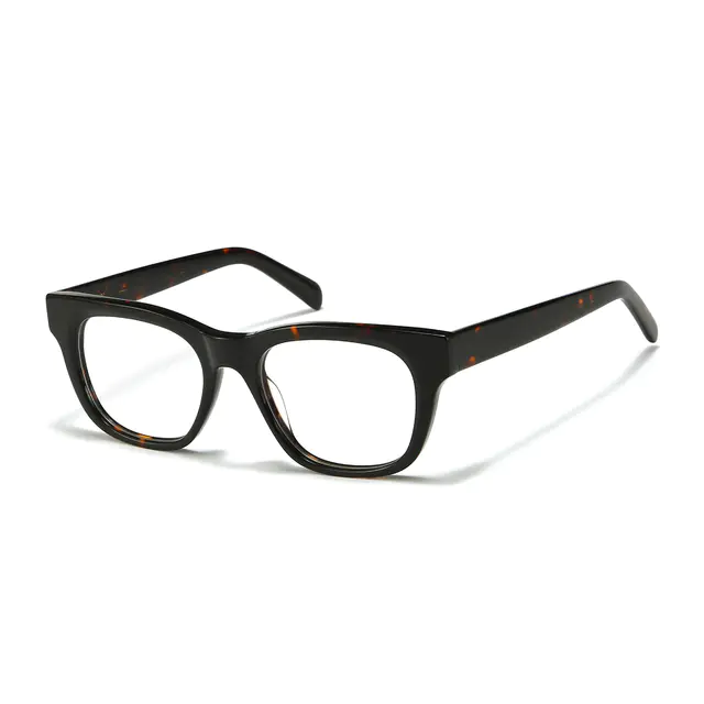 Square Tortoiseshell Eyeglasses