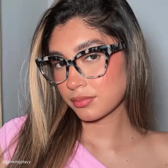 Cat-eye Ivory Tortoiseshell Eyeglasses