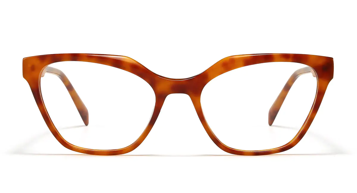 Cat-eye Lemon Tortoiseshell Eyeglasses