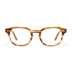 Round Lemon Tortoiseshell Eyeglasses