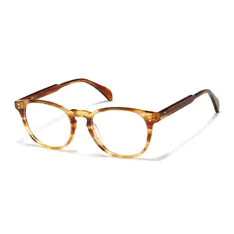Round Lemon Tortoiseshell Eyeglasses