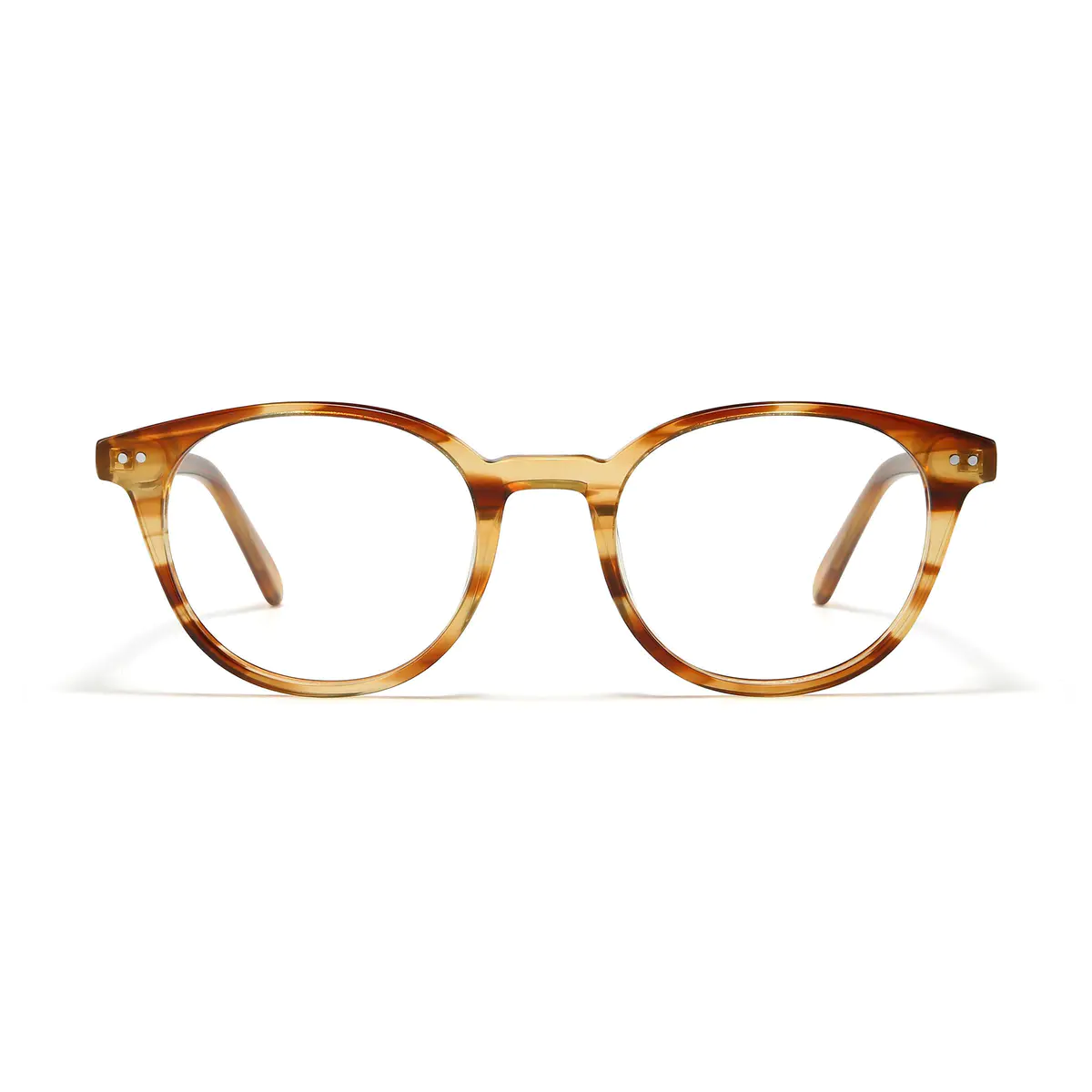 Oval Lemon Tortoiseshell Eyeglasses
