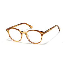 Oval Lemon Tortoiseshell Eyeglasses
