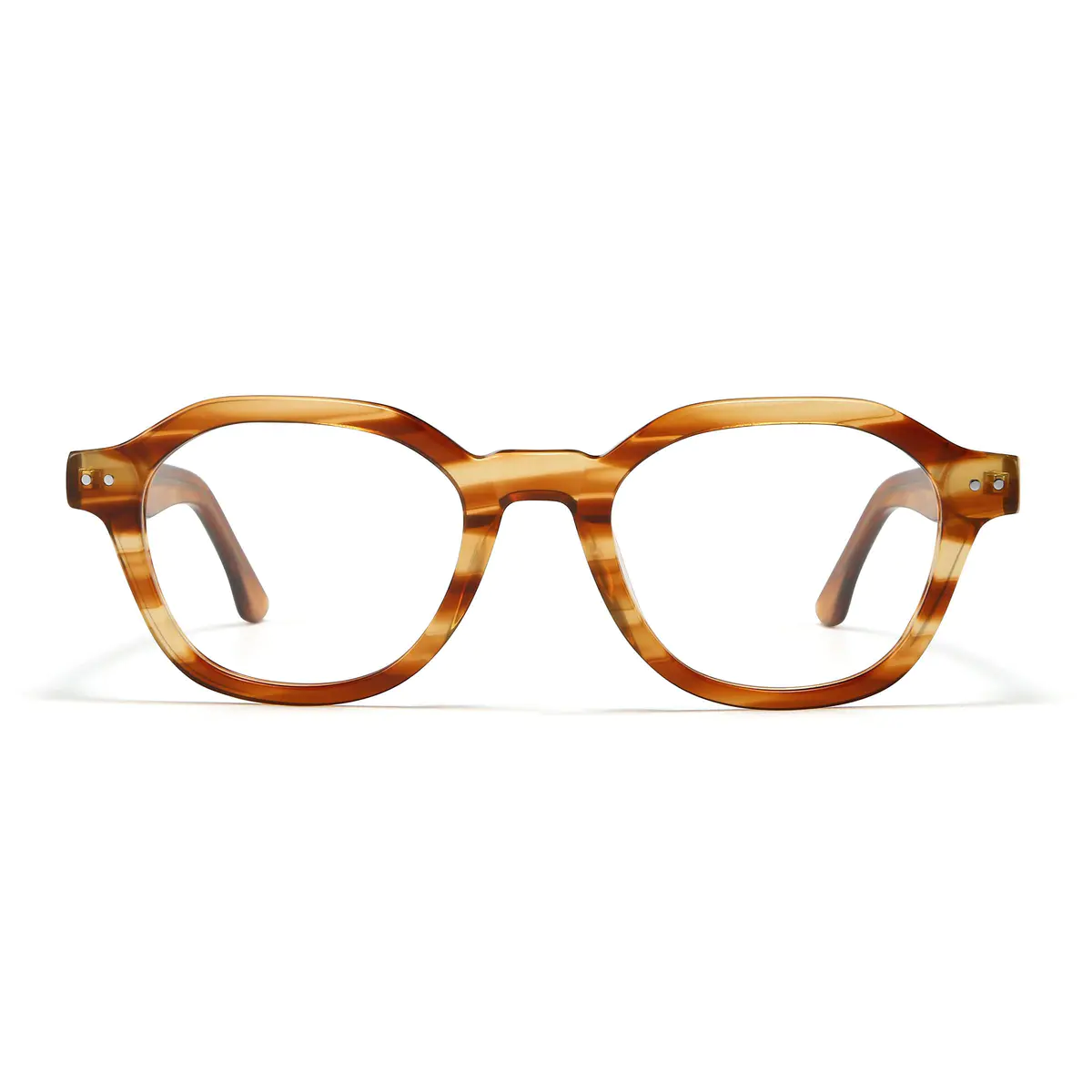 Oval Lemon Tortoiseshell Eyeglasses