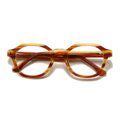 Oval Lemon Tortoiseshell Eyeglasses