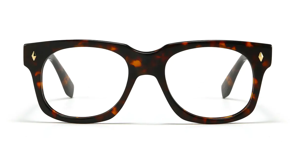 Square Tortoiseshell Eyeglasses