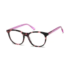 Oval Ruby Tortoiseshell/Pink Eyeglasses