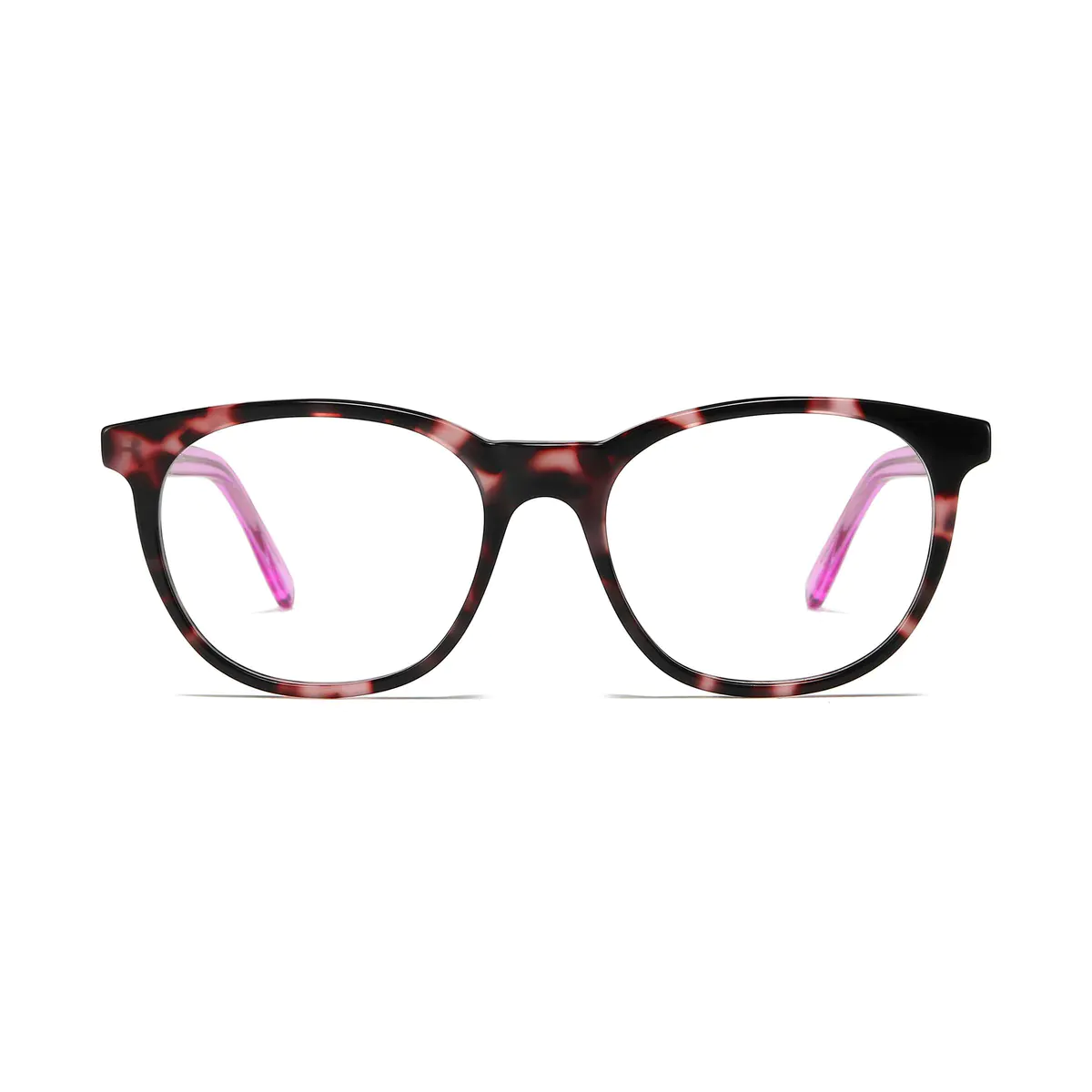 Oval Ruby Tortoiseshell/Pink Eyeglasses
