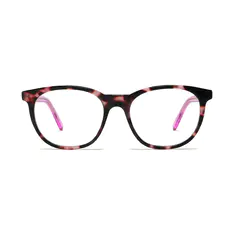 Oval Ruby Tortoiseshell/Pink Eyeglasses