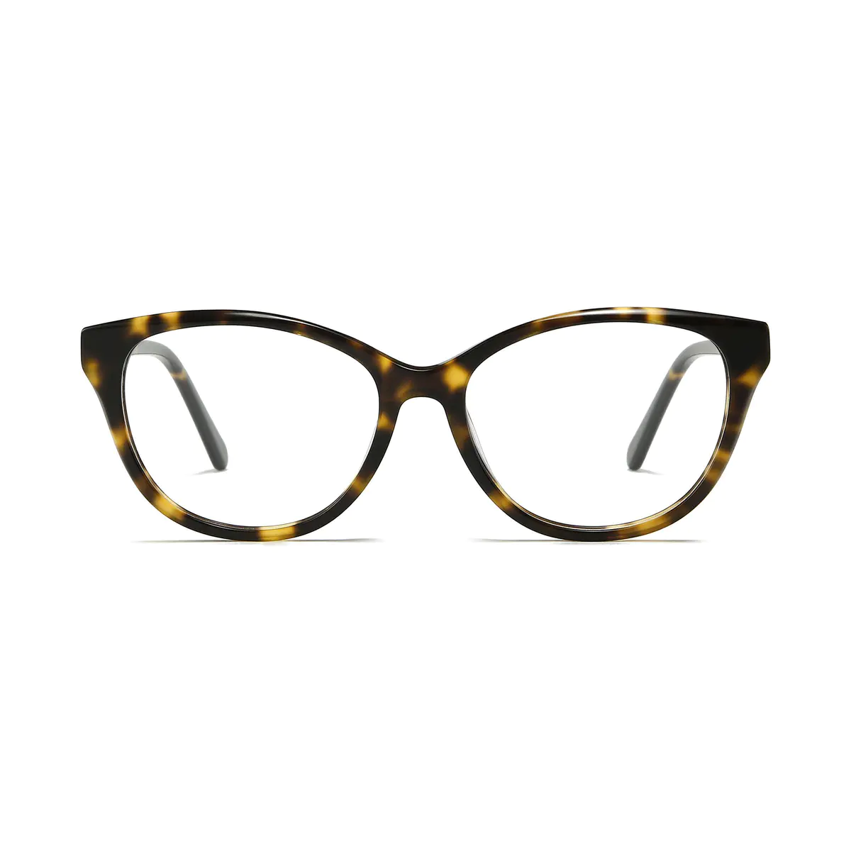 Oval Lemon Tortoiseshell Eyeglasses