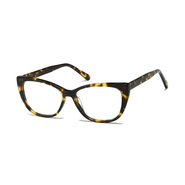 Cat-eye Lemon Tortoiseshell Eyeglasses