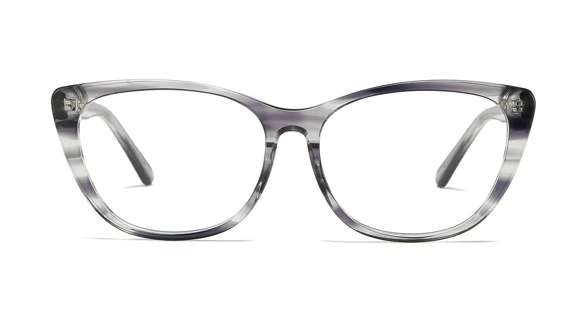 Cat-eye Tortoiseshell/Purple Eyeglasses