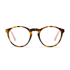 Oval Tortoiseshell/Pink Eyeglasses