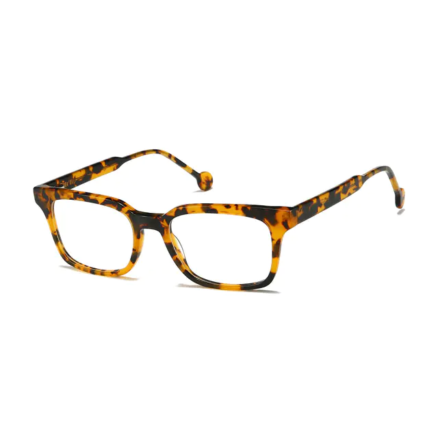 Square Brown Tortoiseshell Eyeglasses