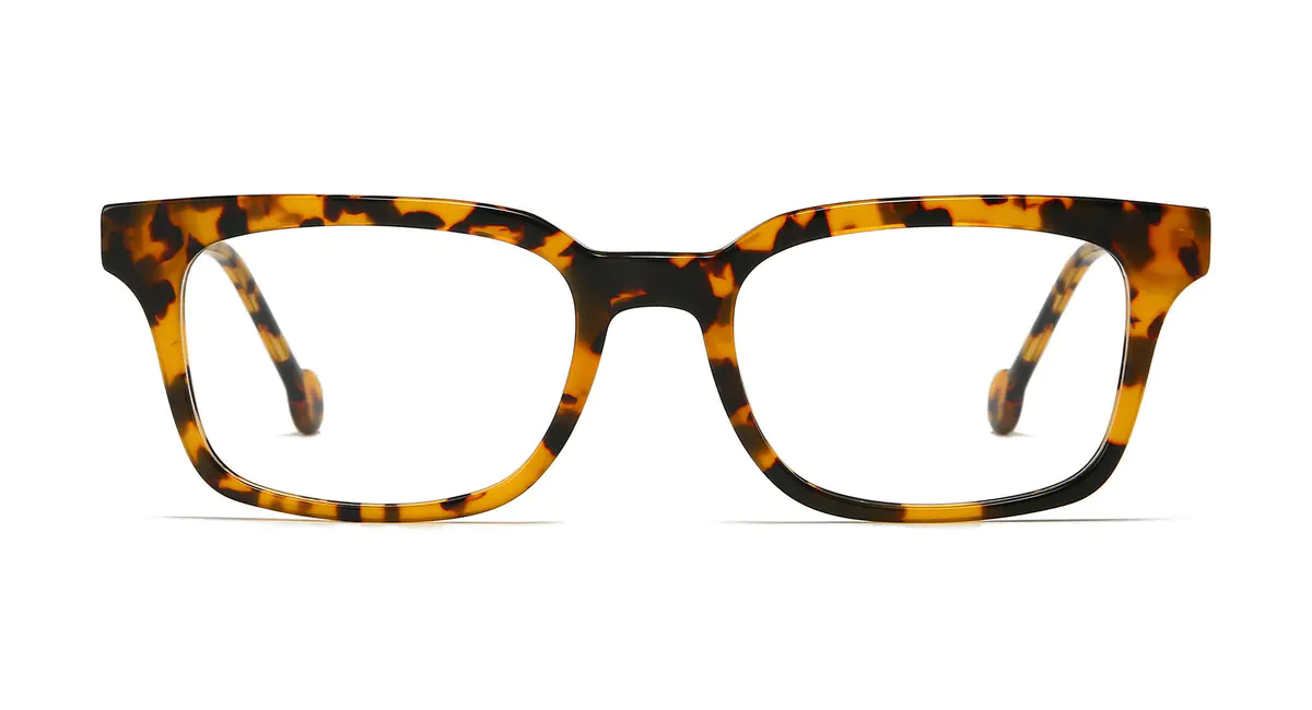 Square Brown Tortoiseshell Eyeglasses